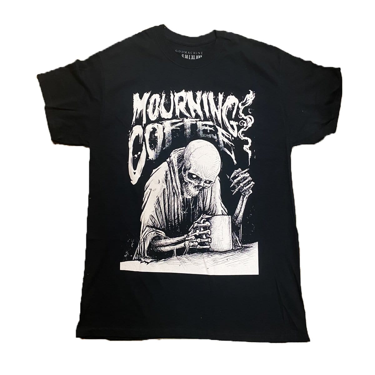 Mourning Coffee T-Shirt by Godmachine