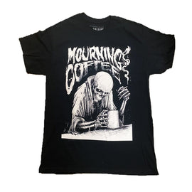 Mourning Coffee T-Shirt by Godmachine