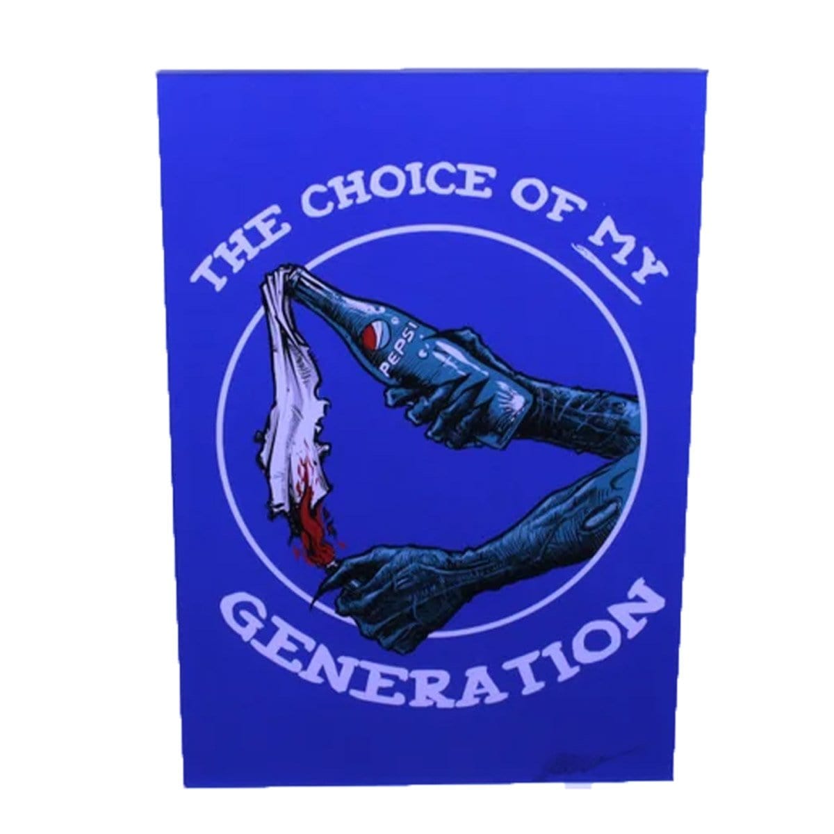 'My Choice Molotov' Lithograph Print Signed by Godmachine