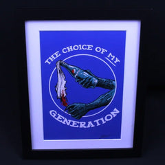 'My Choice Molotov' Lithograph Print Signed by Godmachine