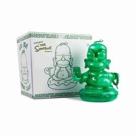 IamRetro Exclusive Medium 7" Jade Homer Buddha - The Simpsons x Kidrobot