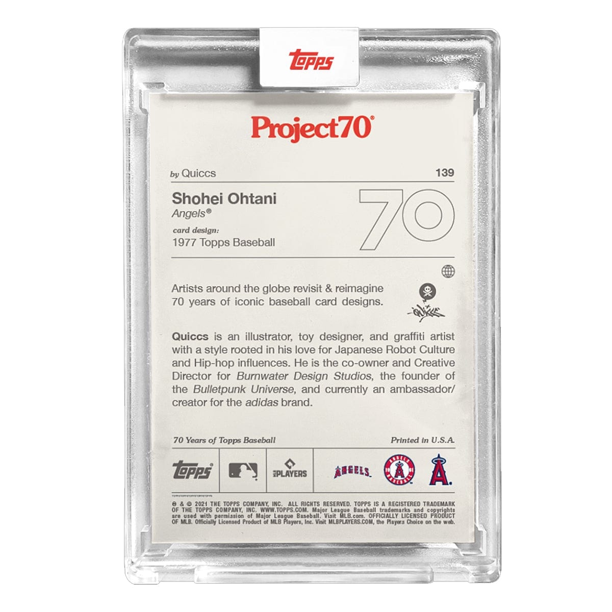 Shohei Ohtani by Quiccs - Topps Project 70