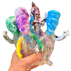 Phantom Fuckers - Crazy Marbled Japanese Sofubi by Monster Farm x Black Book Toy
