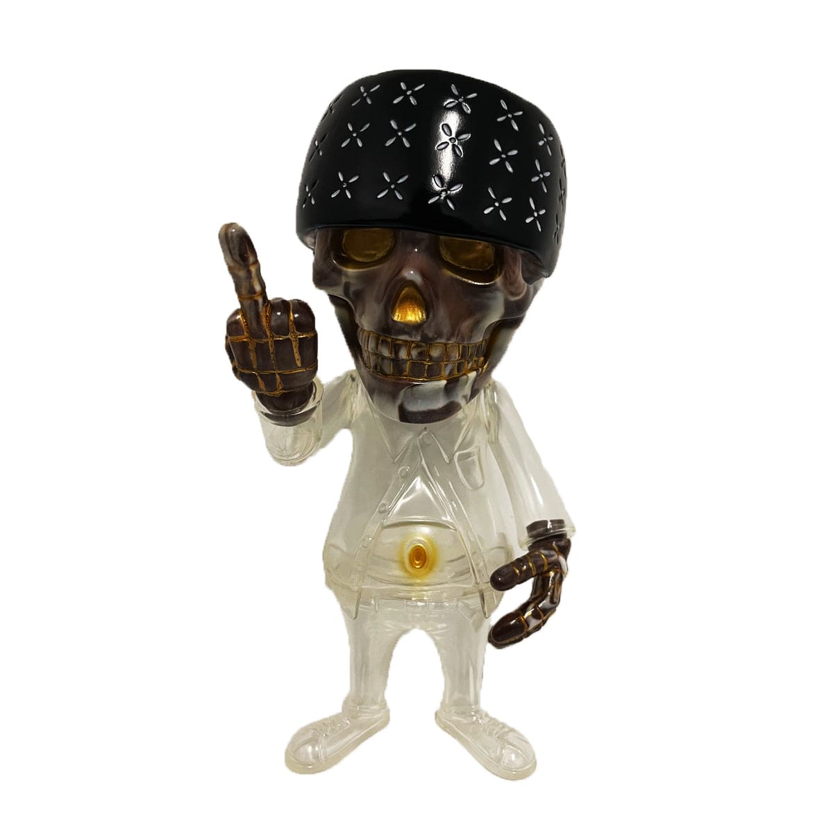 Psycho -Kun Crazy Mixed Marble Japan Sofubi by Suicidal Tendencies x Black Book Toys