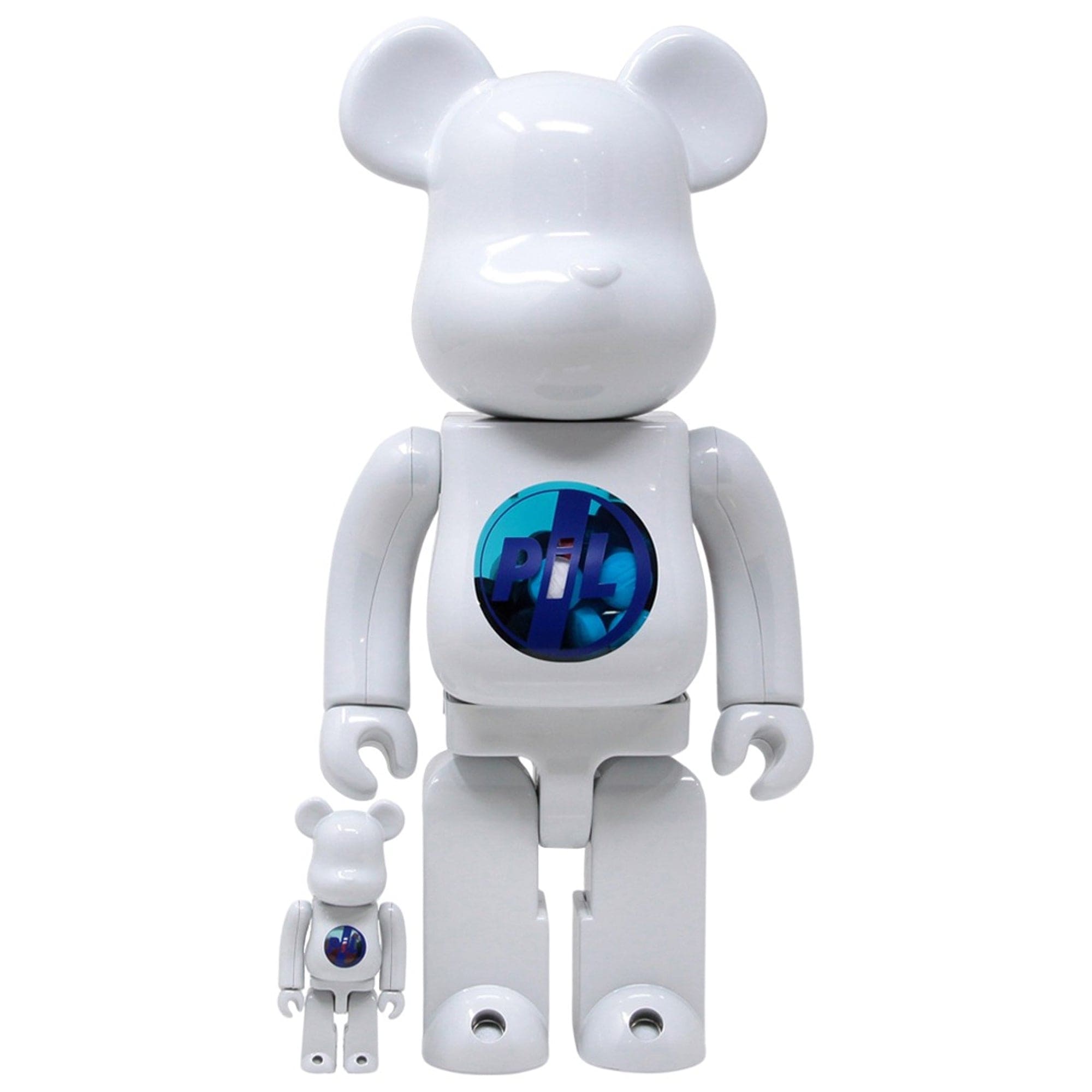 MEDICOM TOY - BE@RBRICK MEDICOM TOY PLUS SILVER CHROME Ver
