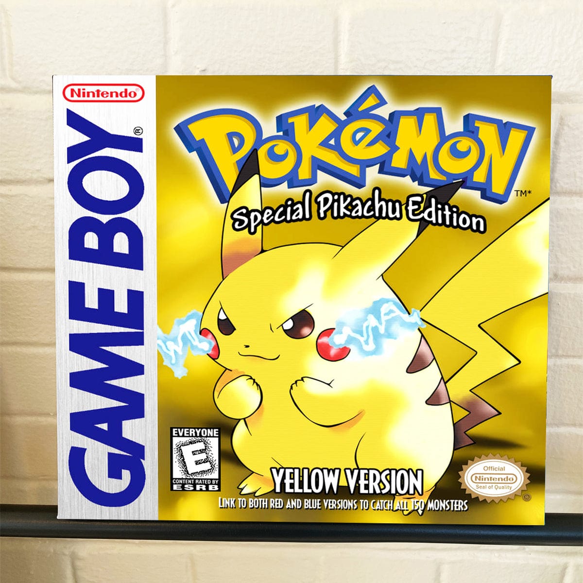 Pokemon Thunder Yellow Version Game Boy Advance Box Art Cover by Merrulas