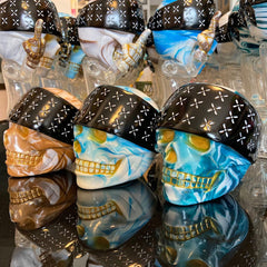 Psycho -Kun Crazy Mixed Marble Japan Sofubi by Suicidal Tendencies x Black Book Toys