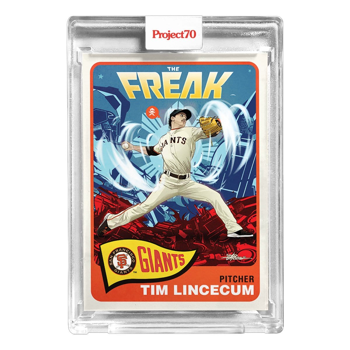 Tim Lincecum by Quiccs - Topps Project 70 Baseball Card