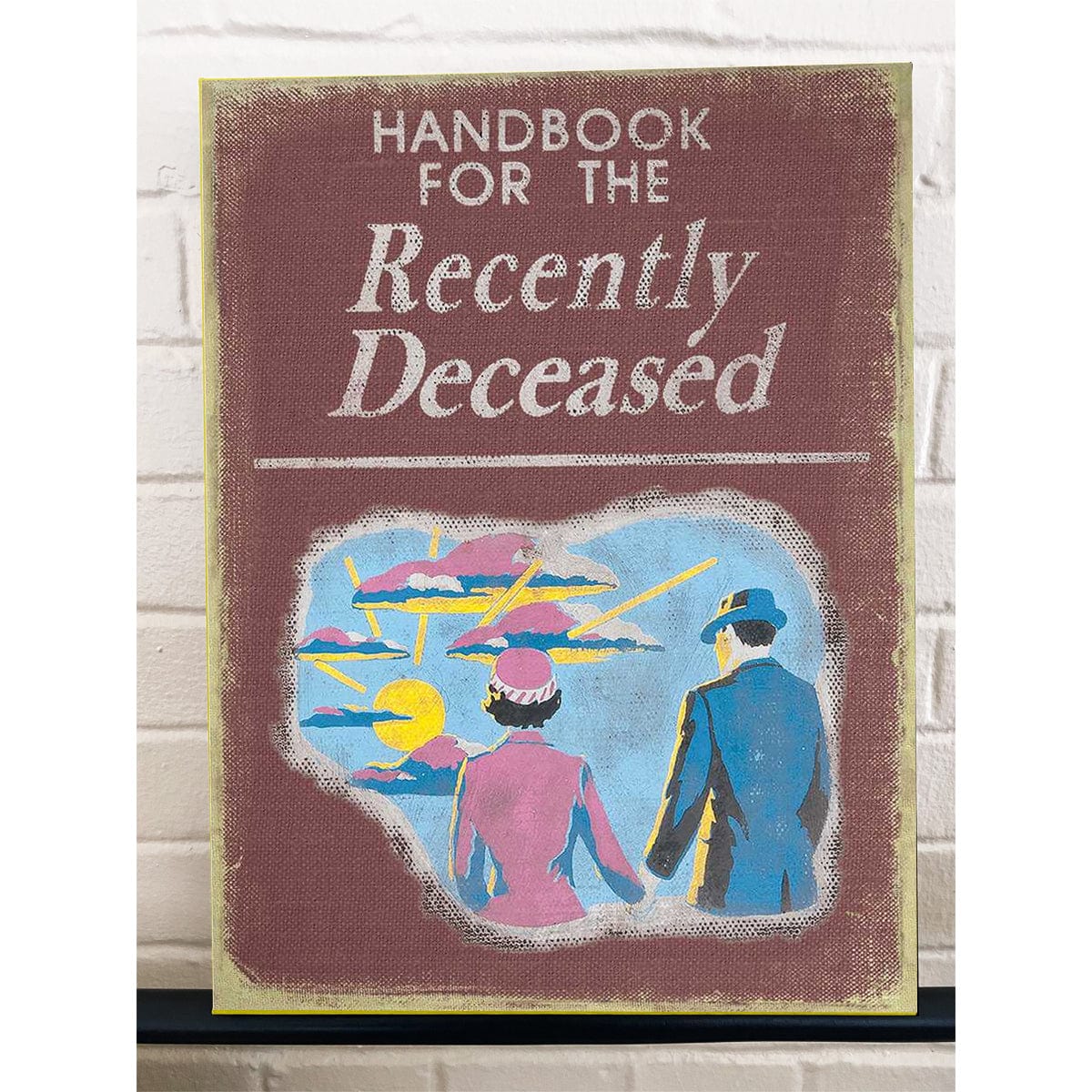 Handbook for the Recently Deceased Beetlejuice Gallery Wrapped Canvas Art 12x16
