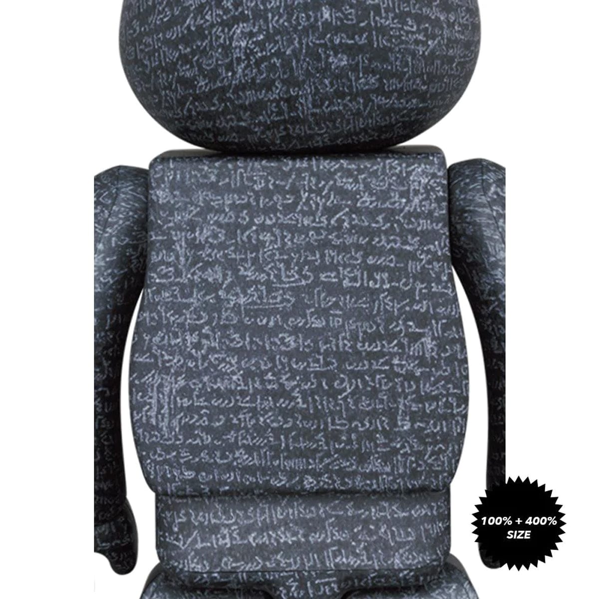 Rosetta Stone The British Museum 400% + 100% Bearbrick Combo by Medico