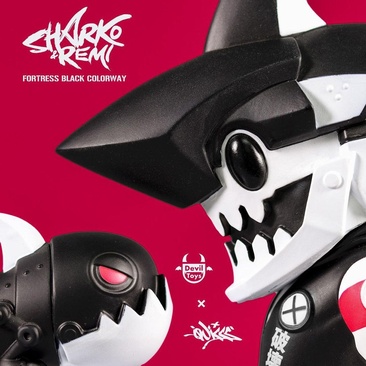 Sharko & Remi Fortress Black by Quiccs x Devil Toys