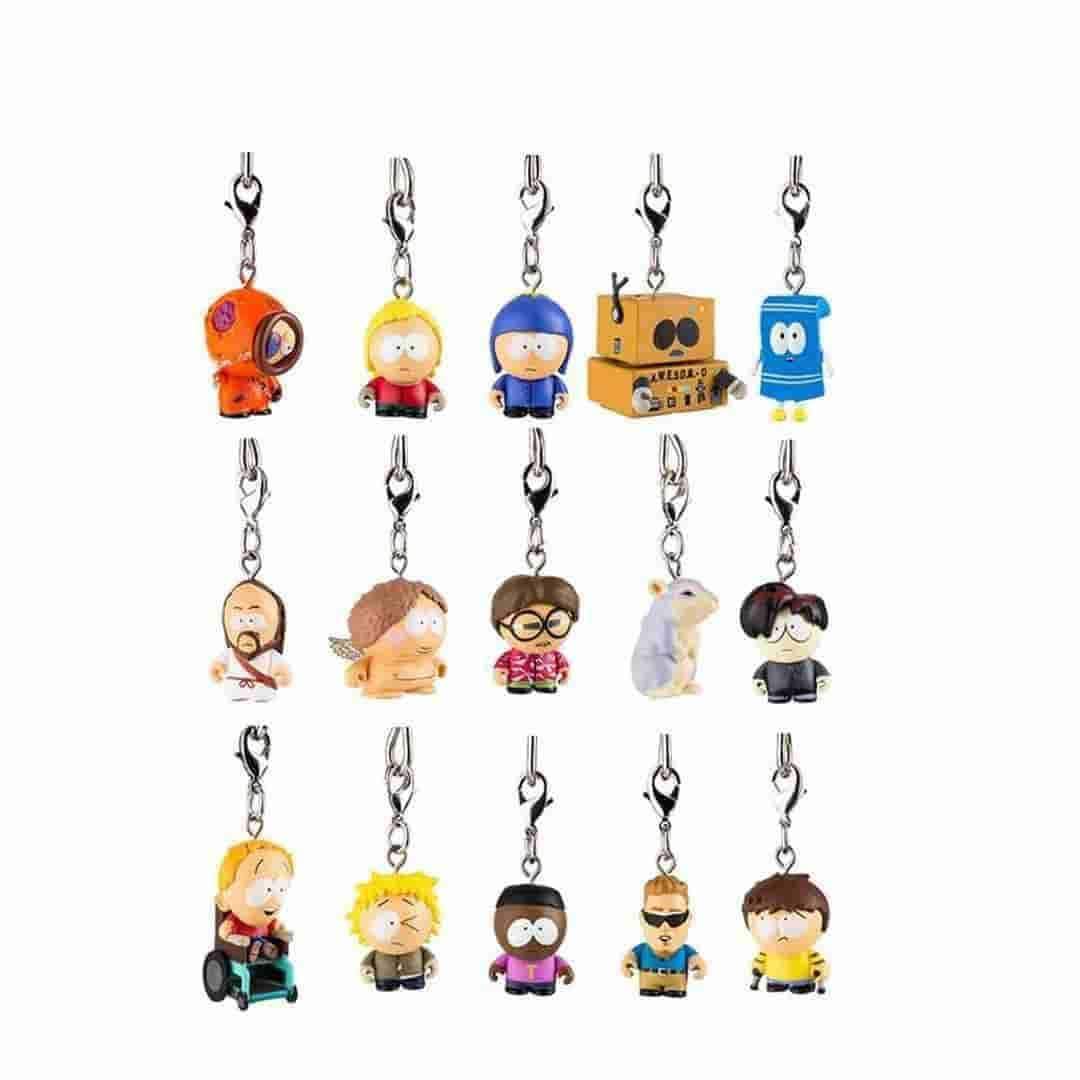 South Park Zipper Pull Keychain Series - Full Display Case