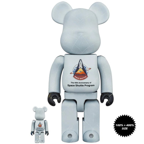 人気満点 Space Shuttle 400% + 100% Combo Bearbrick by Medicom キューブリック、ベアブリック