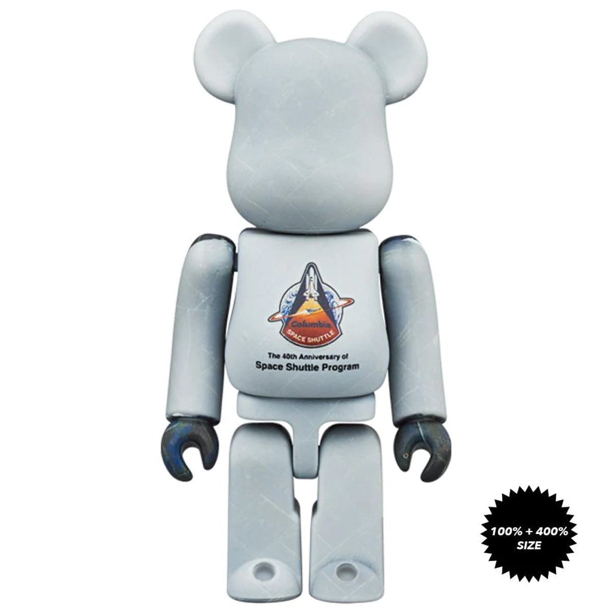 MEDICOM TOY - SPACE SHUTTLE BE@RBRICK 100％ & 400％