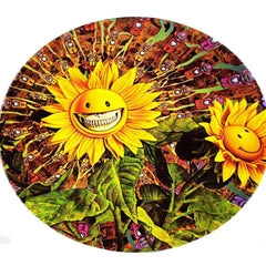 Sunflower Grin Large Art Plate by Ron English Popaganda