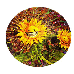 Sunflower Grin Small Plate by Ron English Popaganda