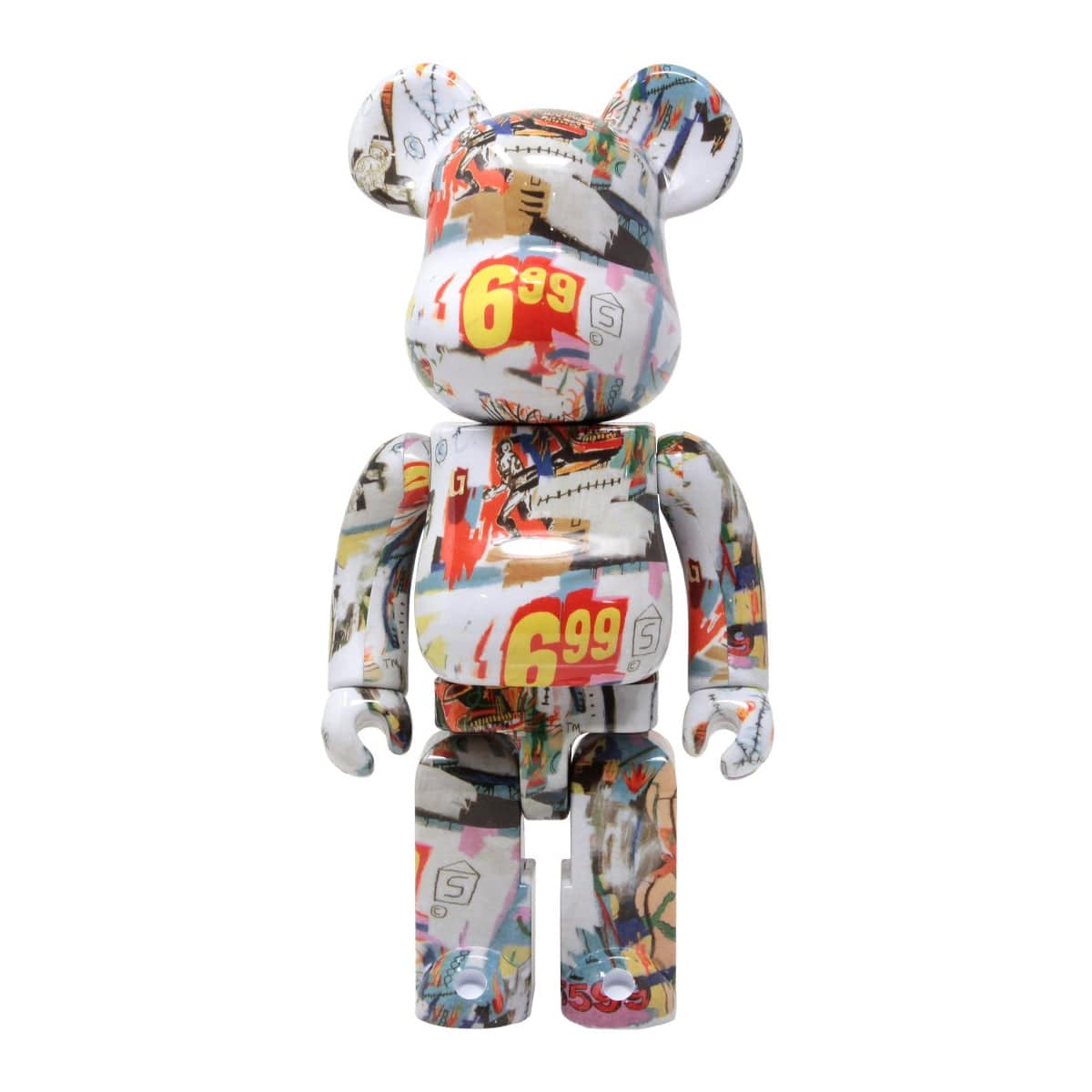 Andy Warhol x Basquiat #4 Bearbrick 400% by Medicom