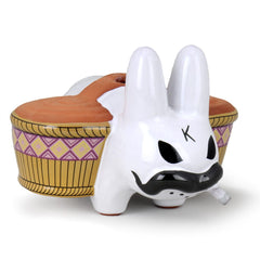 Chia Pet (White) Smorkin Labbit by Kidrobot x Frank Kozik