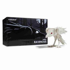 Ravenous 7" White Resin Art Figure by Kidrobot x Colus Limited to 200 Pieces